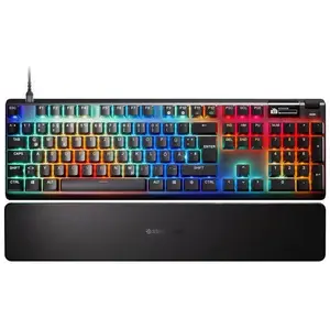 SteelSeries Apex Pro Gen 3 (DE, Filaire, Sans fil), Clavier, Noir pas cher