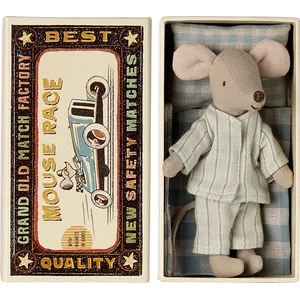Maileg Grand Frère Souris beige dans sa boîte assortie pas cher