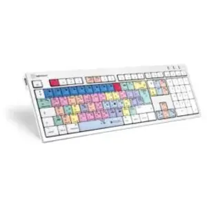 LOGICKEYBOARD Clavier de montage Adobe Premiere Pro CC - Mac ALBA Alu pas cher