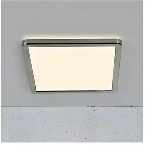 Nordlux, Applique + plafonnier, Oja Square 29, IP20, nickel (1600 lm) pas cher