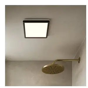 Nordlux, Applique + plafonnier, Oja Square 29, IP54, noir (1600 lm) pas cher