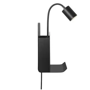 Nordlux, Applique + plafonnier, Roomi indoor, applique murale, noir (G... pas cher