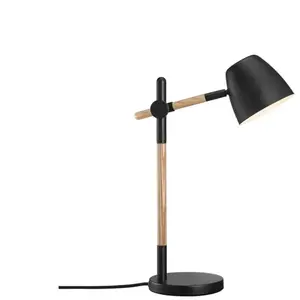 Lampe à poser Nordlux luminaire Intérieur THEO Lampe de table Style déco contemporain Métal Noir H.46 - IP20 pas cher