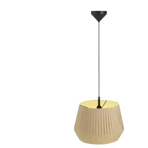 Nordlux Dicte 40-hanglamp-textiel-E27-beige pas cher