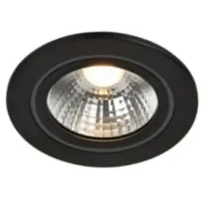 Spot encastré Nordlux luminaire Intérieur - ALEC - Convient pour les zones humides, - Matière plastique Noir H. 5.8 - IP44 pas cher