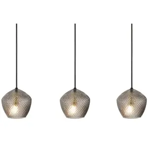 Nordlux Orbiform Hanglamp  3lichts E14  MessingVendu parbol