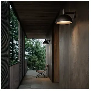 Applique murale Nordlux luminaire Extérieur ARKI 35 Éclairage Mural Luminaire architectural Métal Noir H.27.6 - IP54