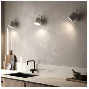 Nordlux, Applique + plafonnier, Applique murale Angle 1x GU10, Gris (G... pas cher