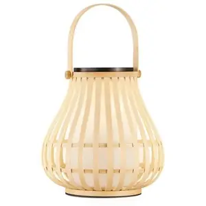 Nordlux LEO TO GO-Baladeuse solaire d'extérieur Bambou H30cm pas cher
