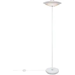Lampadaire Nordlux luminaire Intérieur BRETAGNE Lampe sur pied Lignes scandinaves épurées Métal Blanc H.150 - IP20 pas cher