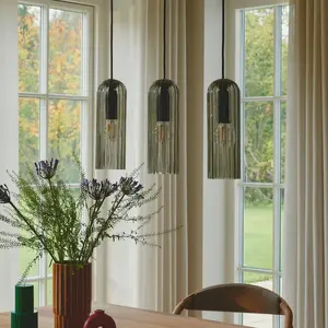 Nordlux Miella-hanglamp-rail-3x E27-smoke glas pas cher