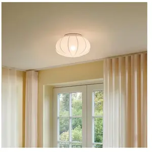 Nordlux Aeron 40-plafondlamp-E27-textiel-wit pas cher