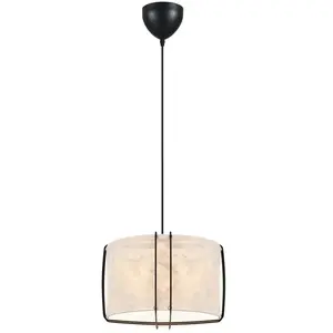 Comparateur de prix : Nordlux Cardine 35-hanglamp-E27-gekreukeld papier-wit