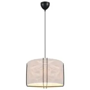 Comparateur de prix : Nordlux Cardine 50-hanglamp-E27-gekreukeld papier-wit