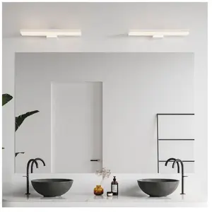 Applique murale Nordlux luminaire Intérieur TINIA 60 Lampe de Mur Salle de bain Métal Blanc H.10 - IP44Vendu pargalaxus