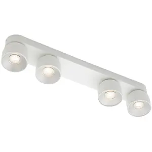Plafonnier spot Nordlux PITCHER 4 - Métal Blanc H. 11.6 - IP20 pas cher
