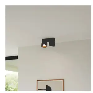 Nordlux Pitcher-spot-IP20-2xGU10-zwart pas cher