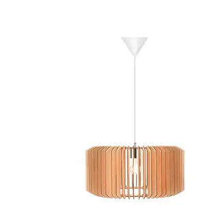 Nordlux Asti 50-hanglamp-E27-blank hout pas cher