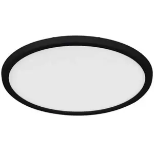 Nordlux Plafonnier luminaire Intérieur OJA SMART 60 Luminaire Plafonnier Matière plastique Noir H.3.2 - IP20 pas cher