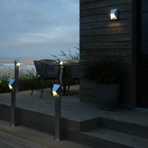 Potelet Nordlux luminaire Extérieur PONTIO Connexion parallèle possible Acier galvanisé Acier galvanisé H.83.7 - IP54
