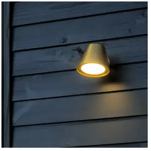 Applique murale Nordlux luminaire Extérieur ALERIA Lampe de Mur extérieur et salle de bain Brass Laiton H.11.3 - IP44 pas cher
