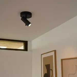 Nordlux, Applique + plafonnier, Jerome loftlampe GU10 metal sort Ø5,5 cm (GU10) pas cher