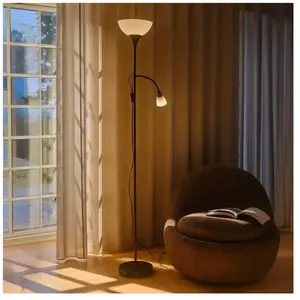 Nordlux, Lampadaire, Stehleuchte Lauria Schwarz (E14, E27)