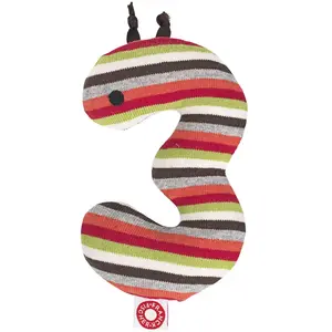 Chiffre 3, jouet en tissu
