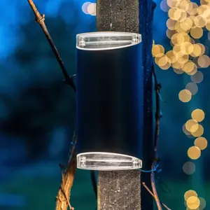 Dyberg Larsen Lampe murale Ribe Up/Down, Noir pas cher