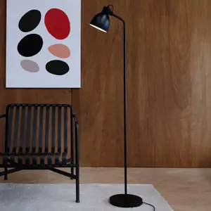 Dyberglarsen Coast Lampadaire Noir Mat