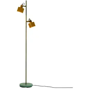 DYBERG LARSEN Dyberg Larsen Ocean Lampadaire Curry/Laiton/Turqu.