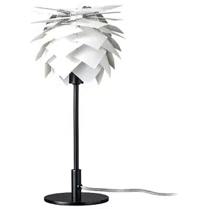 Dyberglarsen Pineapple Lampe de table blanche base noire pas cher