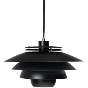 Dyberg Larsen Hanglamp Ejka 38 X 20 Cm E27 Staal 60w Matzwart