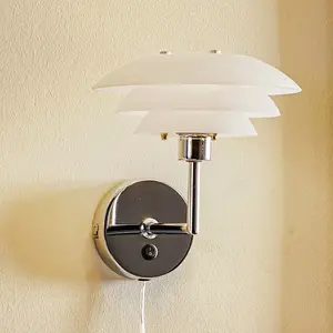Dyberg Larsen, Applique + plafonnier, DL20 opal wall lamp (8205) (G9) pas cher