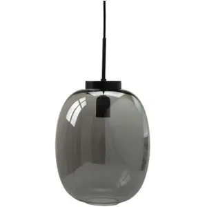 Dyberg Larsen, Suspension, DL39 Smoke / noir pendant (8097) (E27)Vendu parrakuten