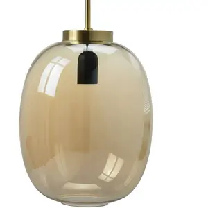 Comparateur de prix : Dyberg Larsen, Suspension, DL39 ambre / laiton suspension (8098) (E27)