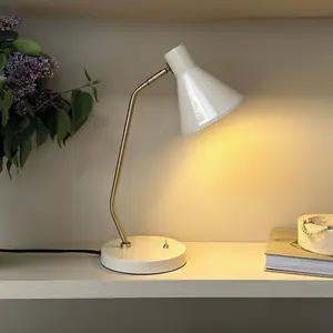 Sleep tafellamp crème-wit pas cher