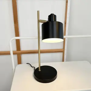 Dyberg Larsen, Lampe de table, Dyberg-Larsen - Ocean Table Lamp - Black/Brass pas cher