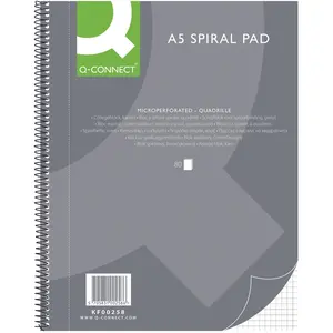 Q-Connect, Cahier + bloc-notes, Le bloc du Collegium (A5, Quadrillé, Couverture rigide) pas cher