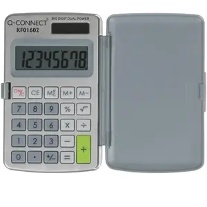 Q-Connect, Calculatrice, Kf01602 (Cellules solaires, Piles) pas cher