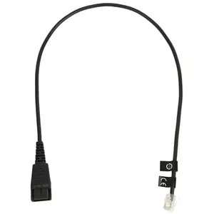 Jabra Quick Disconnect (QD) Straight Bottom Cord, 0.5 Meter pas cher