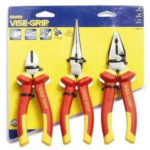 Irwin Set de 3 pinces VDE PTG de Irwin 10505519 pas cher