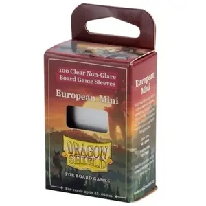 Pack 100 protège-cartes Board Game Sleeves Dragon Shield European Mini... pas cher