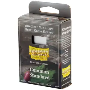 63x88mm - 100 Protège-cartes Standard Clear/Non-Glare - Dragon Shield pas cher