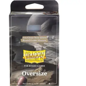 Arcane Tinman Dragon Shield: Board Game Sleeves Clear/NonGlare   Oversize (100) pas cher