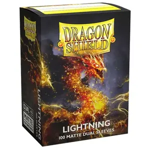 Asmodee Arcane Tinmen Dragon Shield Dual Matte Sleeves Lightning 'Ailia' (100) pas cher