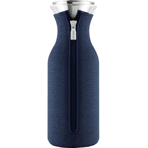 Eva Solo - Fridge Karaf met Hoes 1 liter - Borosilicaatglas - Blauw pas cher