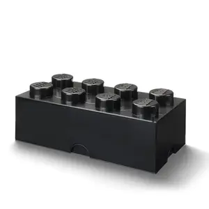LEGO Autre La brique de rangement 8 tenons - noir 5006912 pas cher