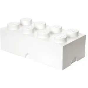 LEGO Autre La brique de rangement 8 tenons - blanc 5006913 pas cher