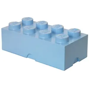 Brique de rangement - LEGO - 40041736 - Empilable - Bleu clair pas cher